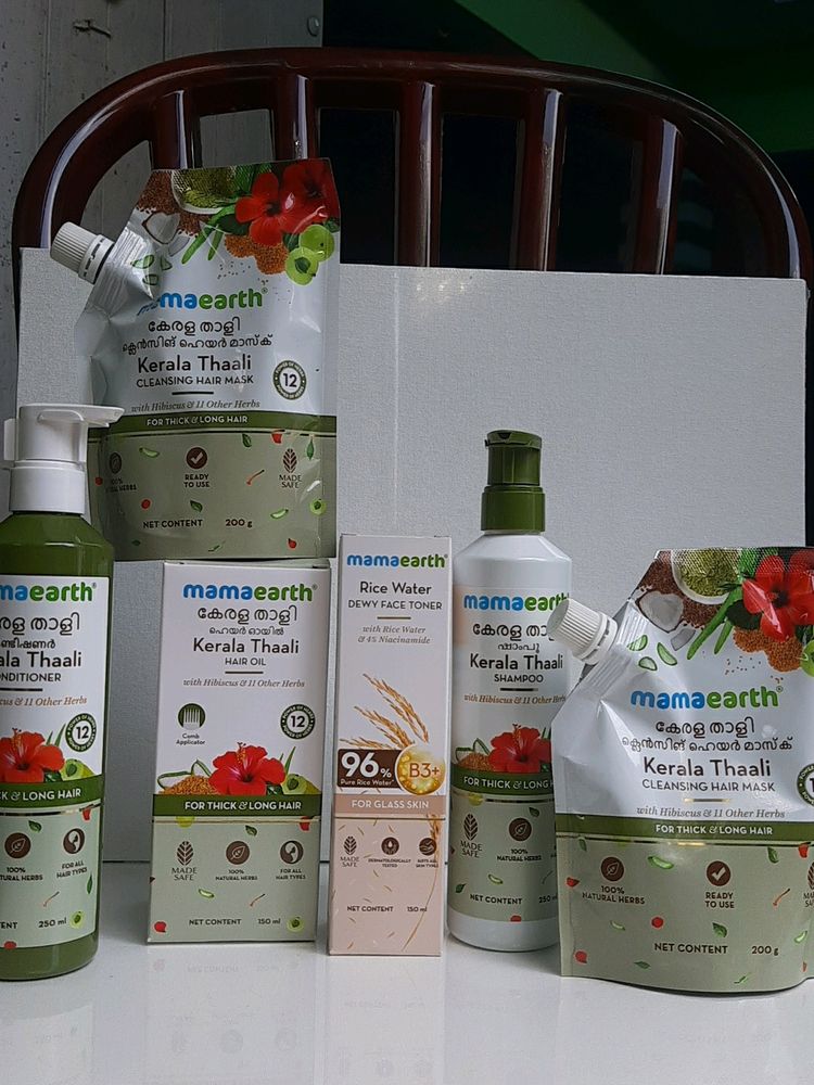 Combo Of Mamaearth 6 Shampoo, Mask &cream, Oil