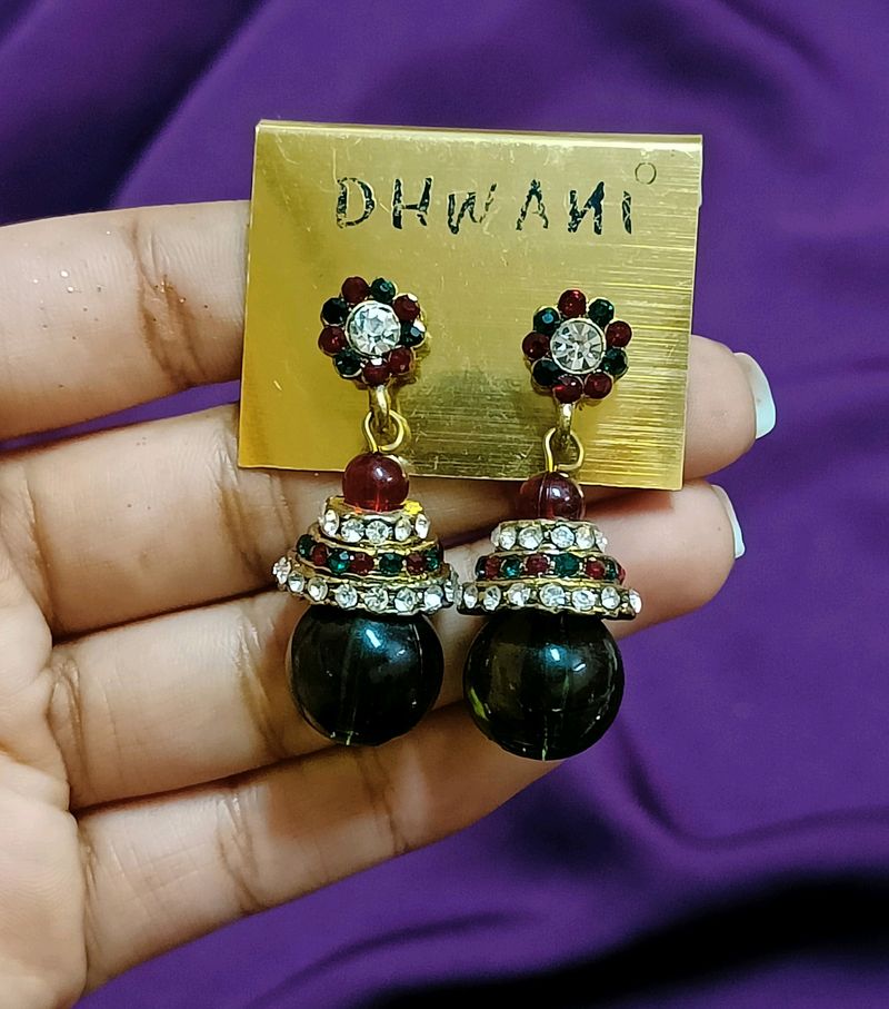 Multicolour Jhumka