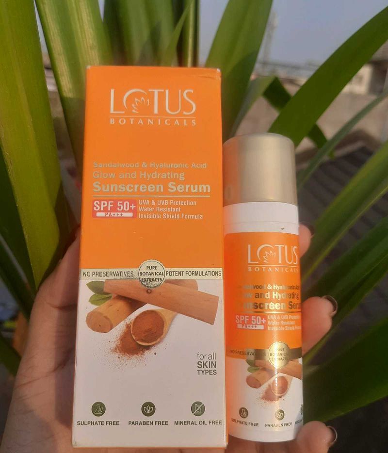 New) Sunscreen Serum By Lotus Botanicals