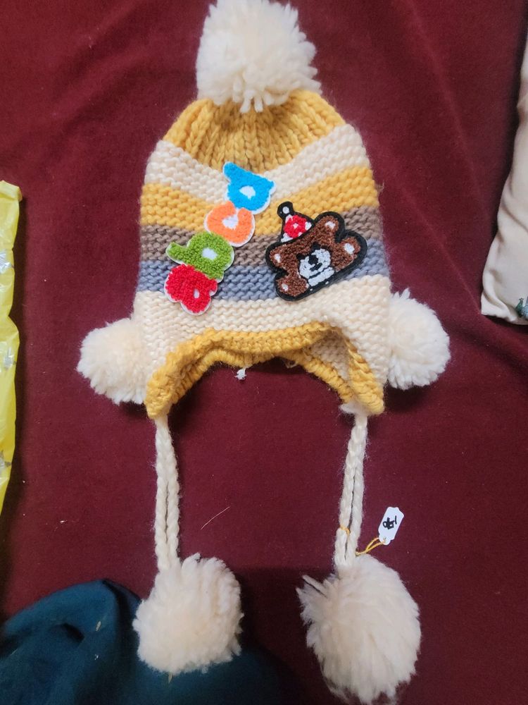 Kid Woolen Cap