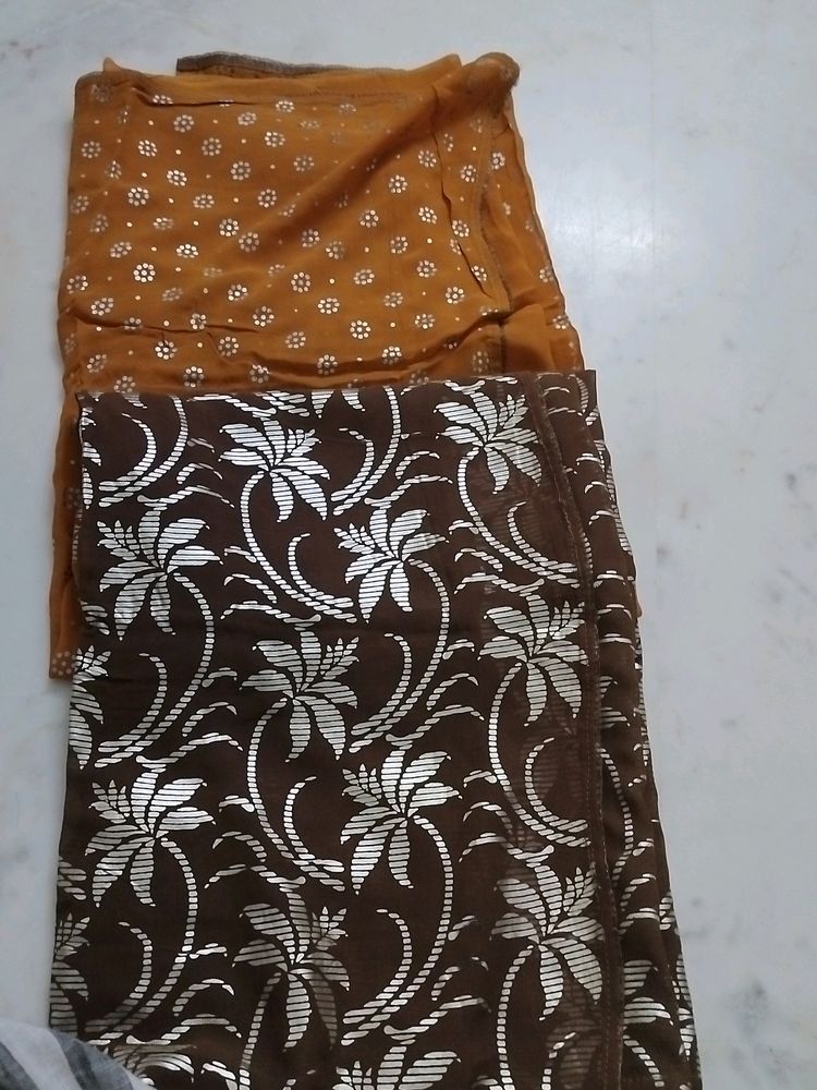 FOIL PRINTED DESIGNER SAREE