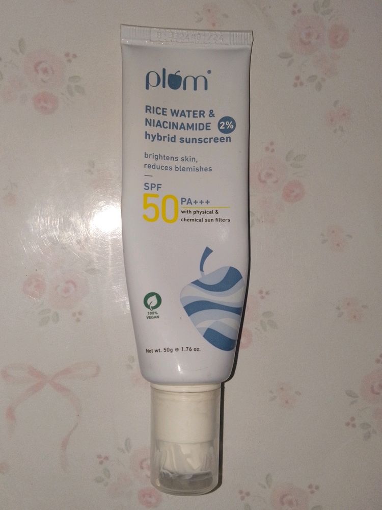 PLUM rice sunscreen