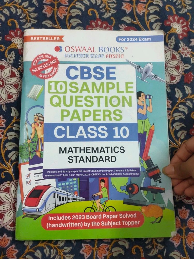 Unused OSWAL Class X Mathematics Solved Papers