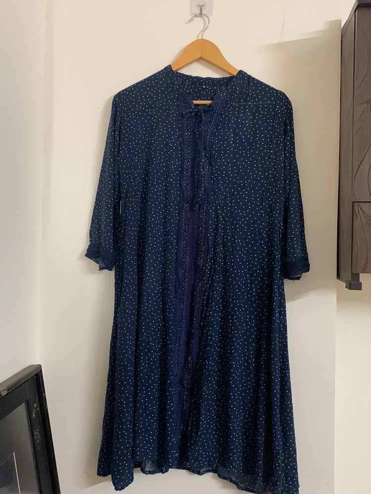 Navy Blue kurta Top