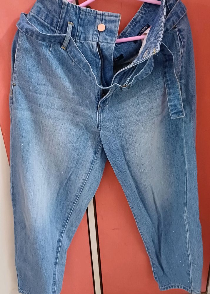 carrot baggy relaxed fit blue jeans from SPYKAR