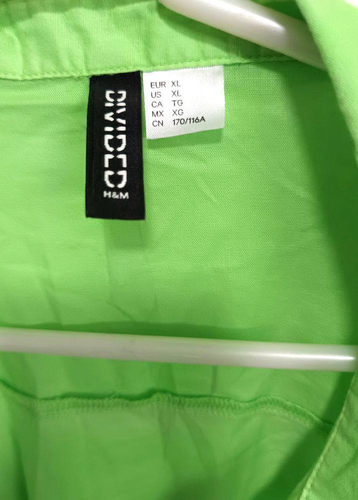 H & M  Shirt ( Lime Green 💚 )