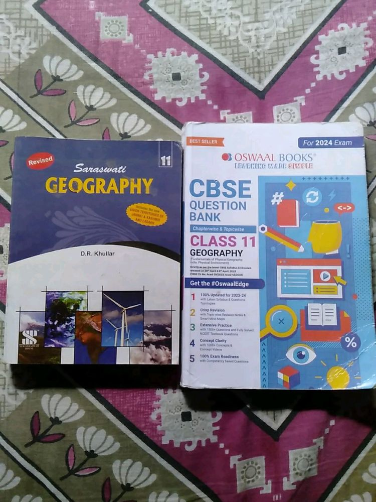 OSWAL X Geography Guide Book Combo Offer Class 11