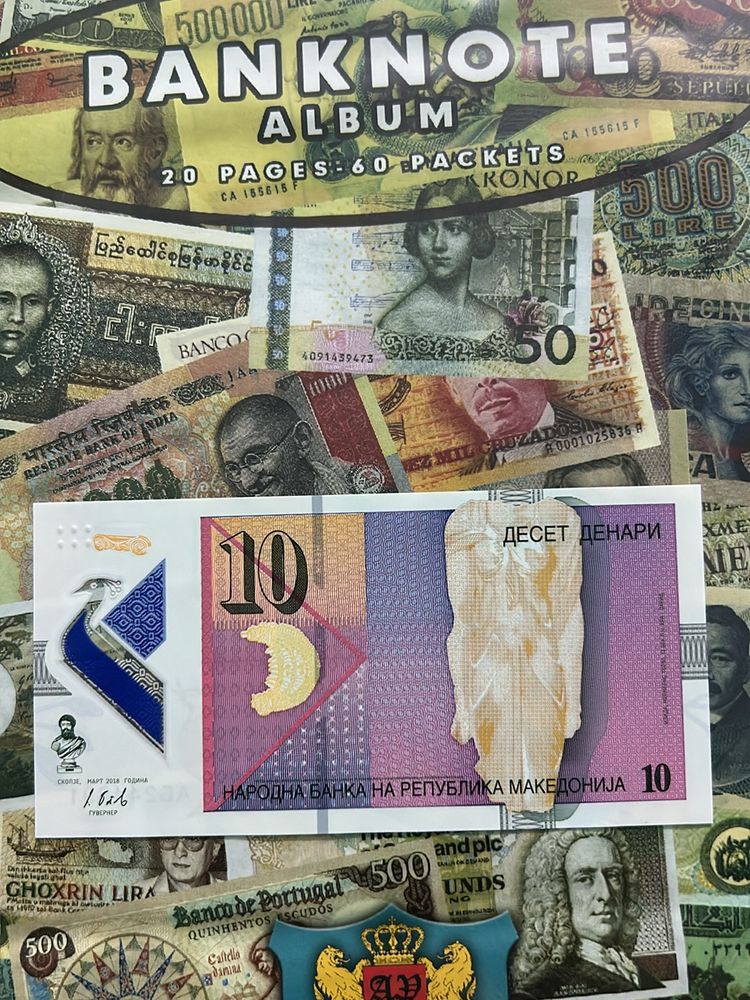 10 Dinar Polymer Note Macedonia