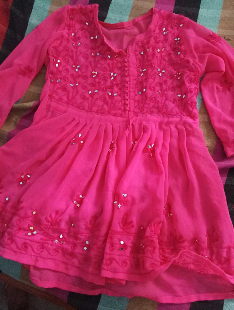 Chiken Kadi Short Kurti For Girls