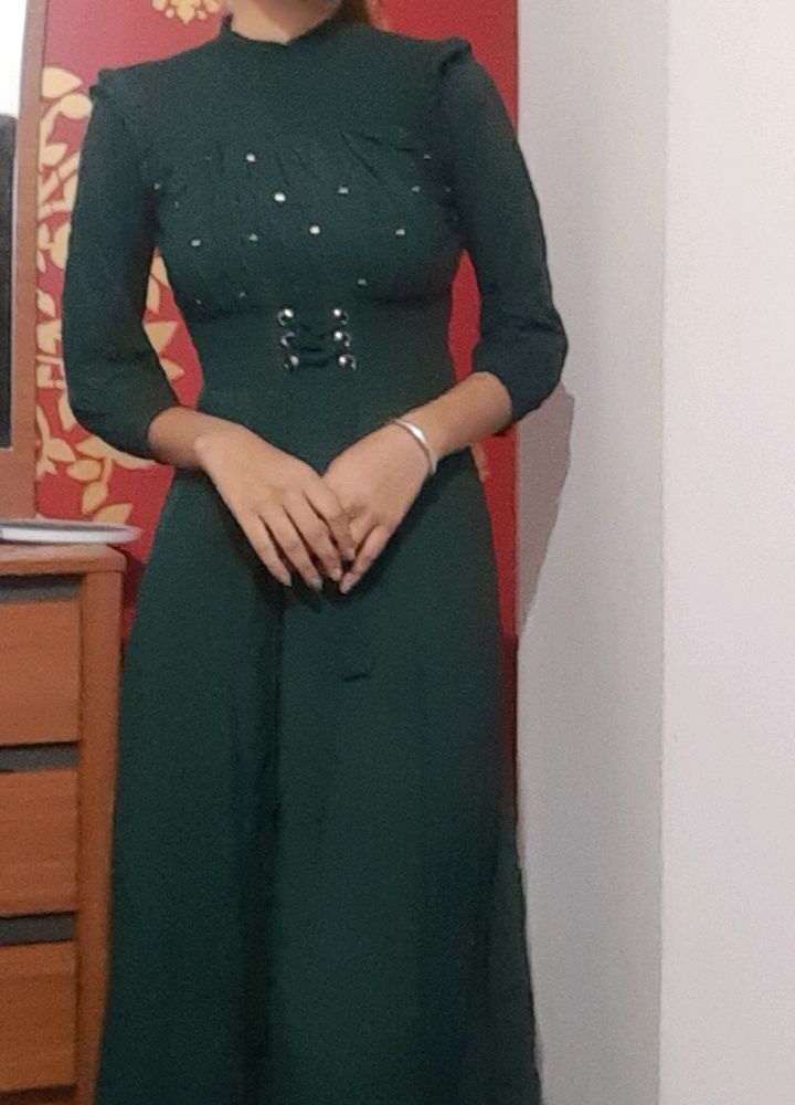 Green Frock For Women