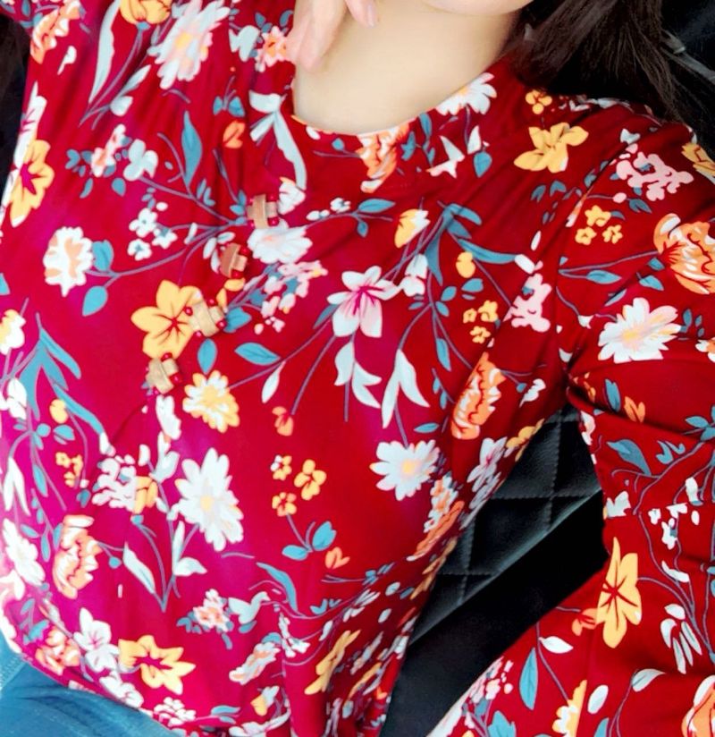 Flowers Printed Top