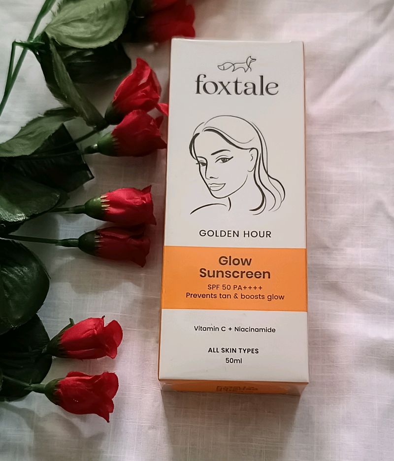 Foxtale Glow Sunscreen Only 249/