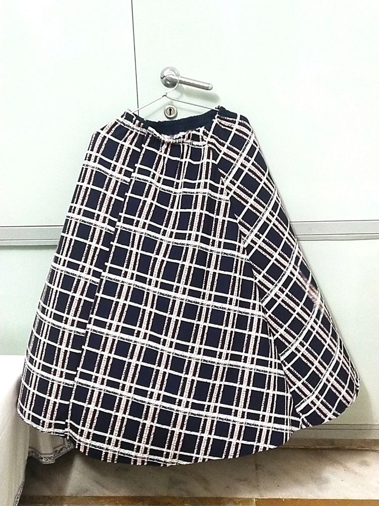 Skirt Beautiful Checkered Blue