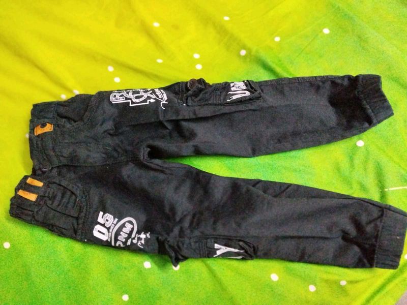 Baby Black Party Wear Pant