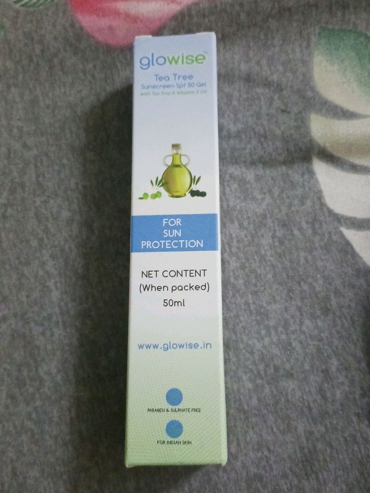 Glowise Tea Tree Sunscreen Spf 50 Gel