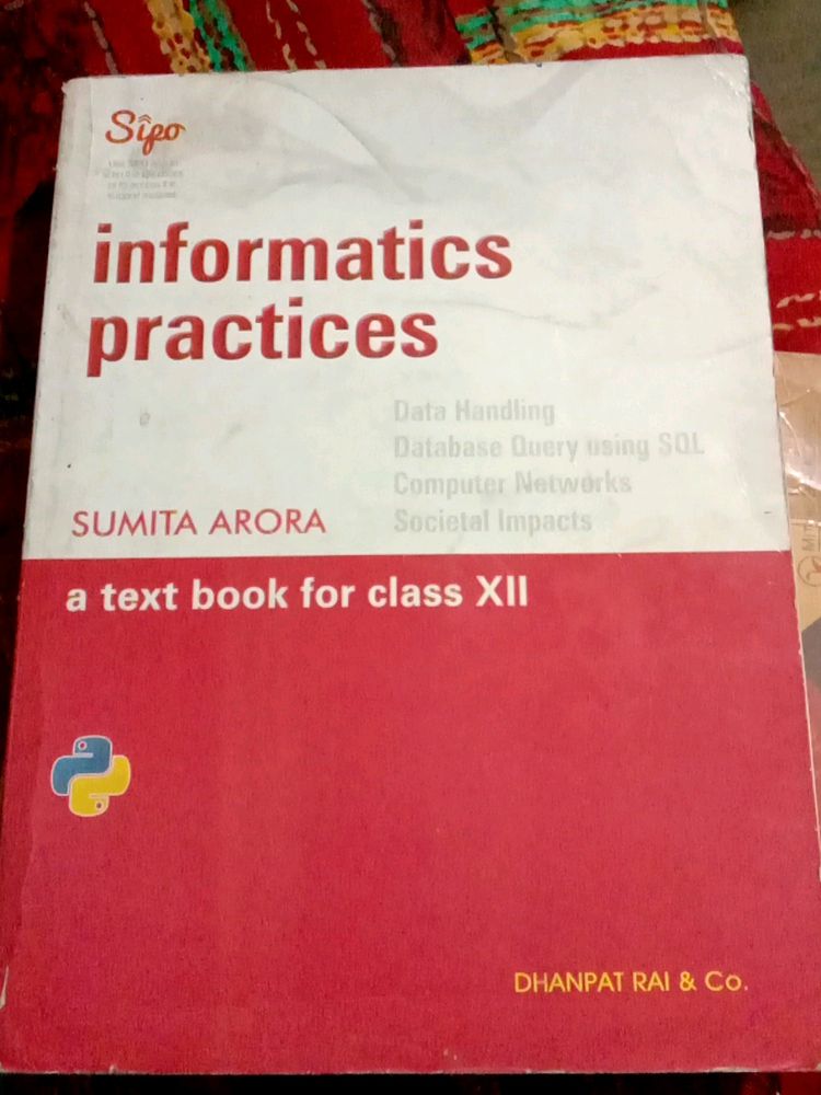 Text Book Is Informatics Practices Class 12