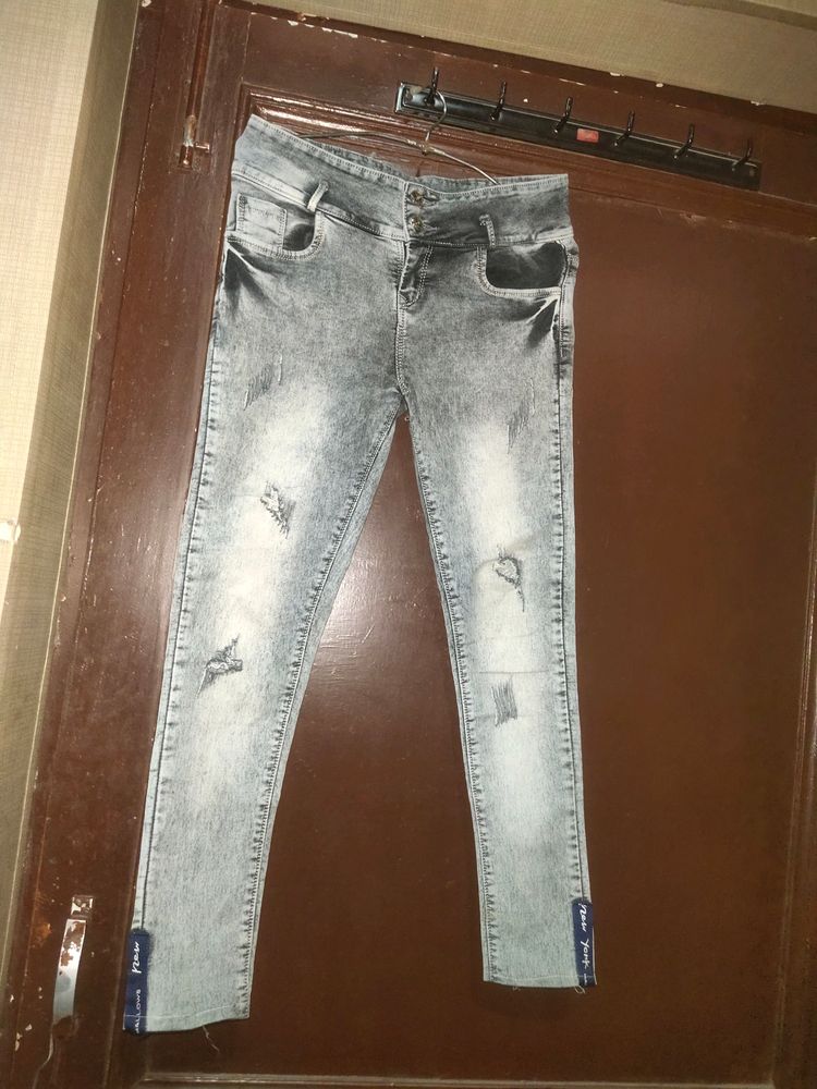 Women Denim Jeans Rugged Designer