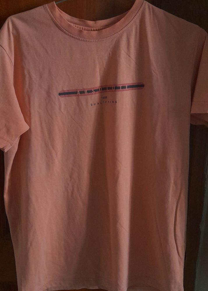 Peach Colour T-Shirt