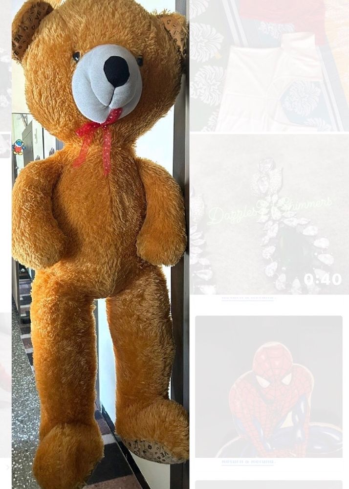 4feet Tall Teddy Bear 🧸 Toy