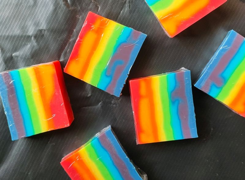 Rainbow Soap