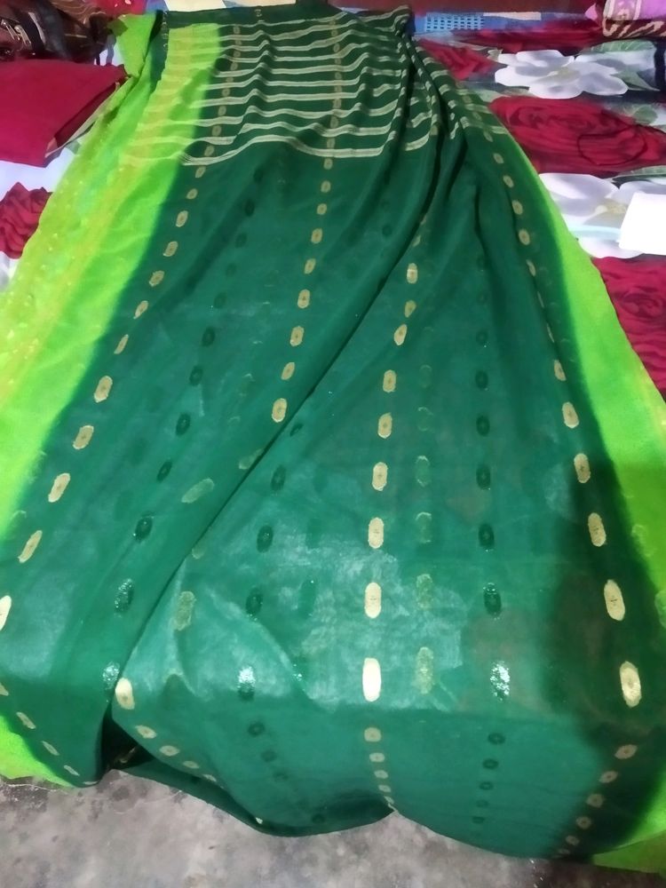 Green Saree