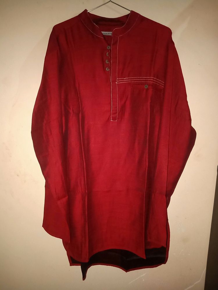 Men Marron Kurta