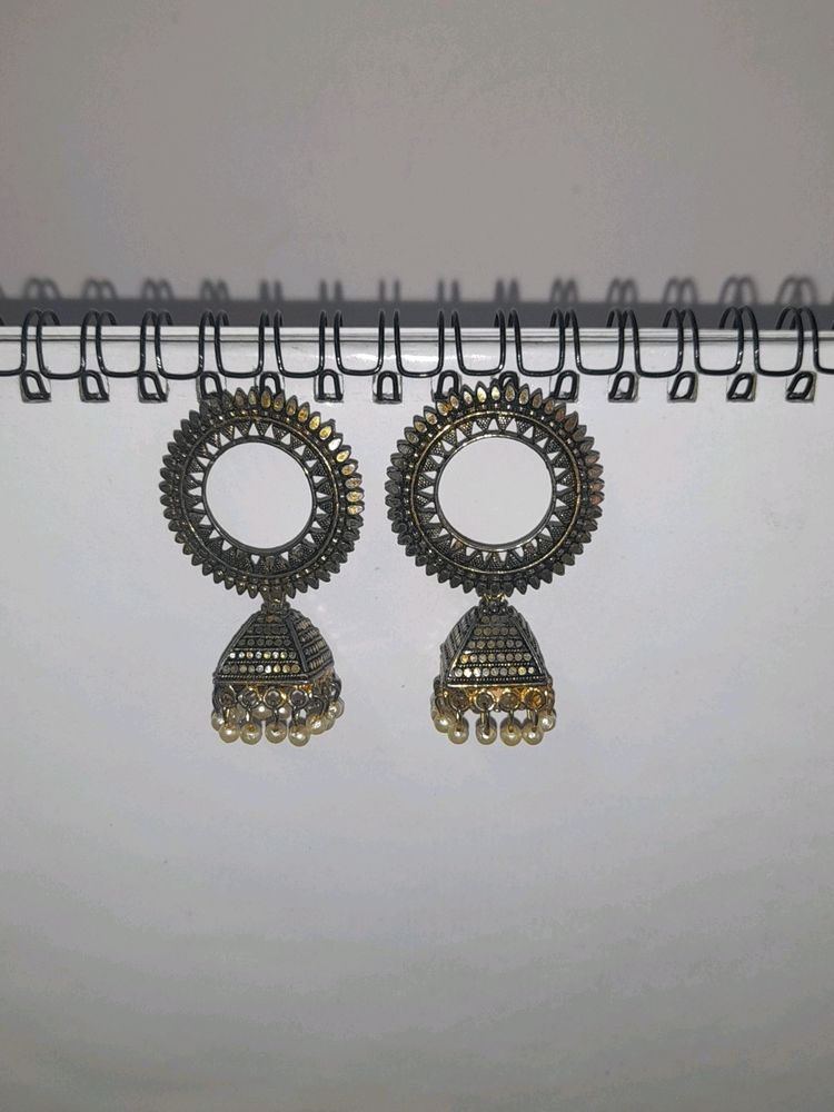 Oxidized Jhumka