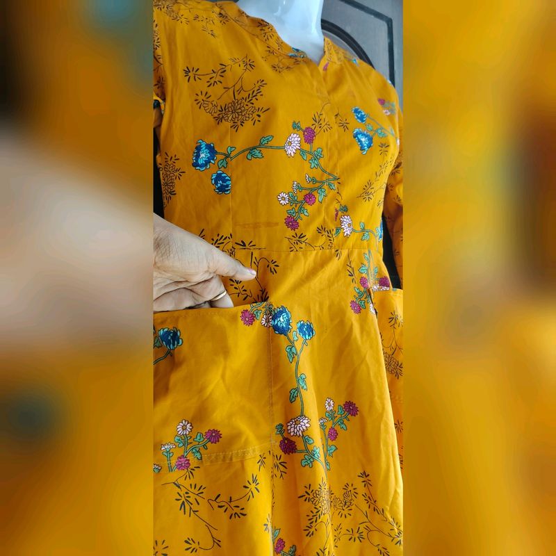 Pretty Midi Dress From Myntra