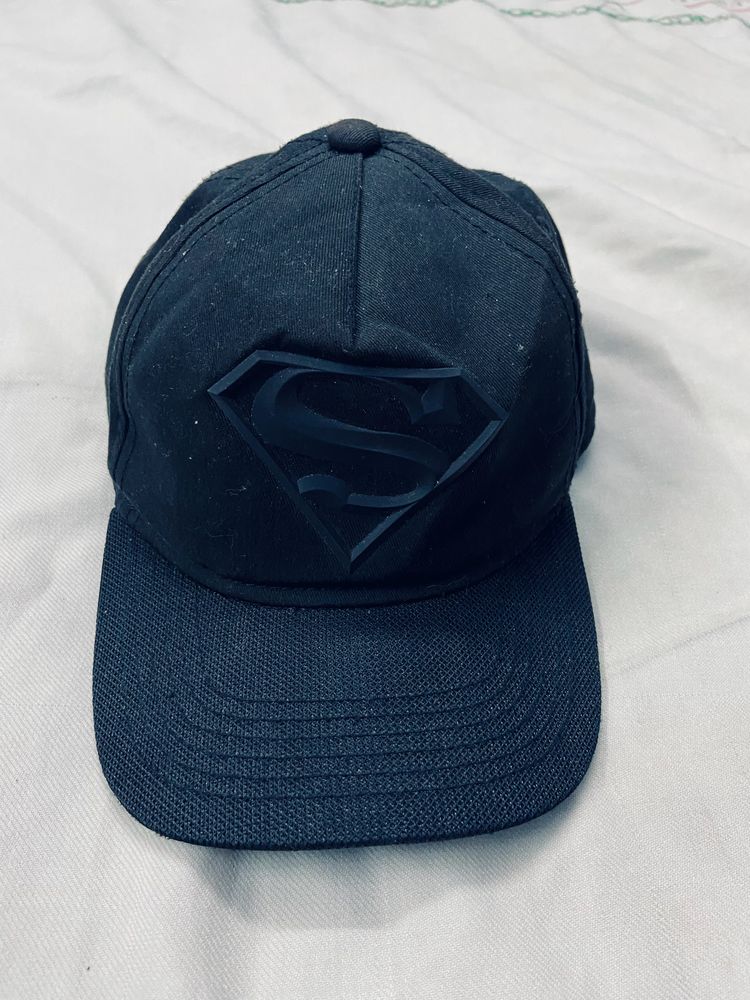 🇧🇩Superman DC Comics Black Logo Hat