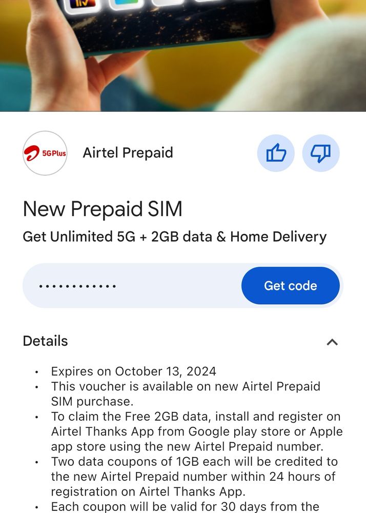 Airtel New Prepaid SIM Offer