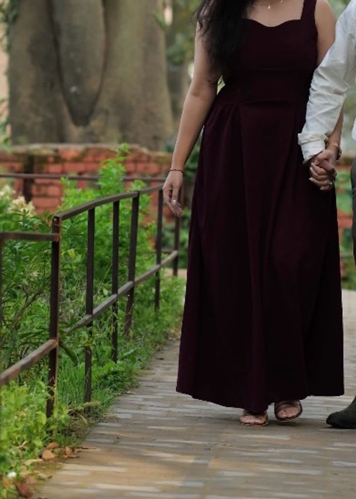 Maroon Dress