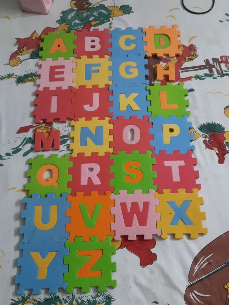 Stacking foam puzzle Alphabets and Numbers