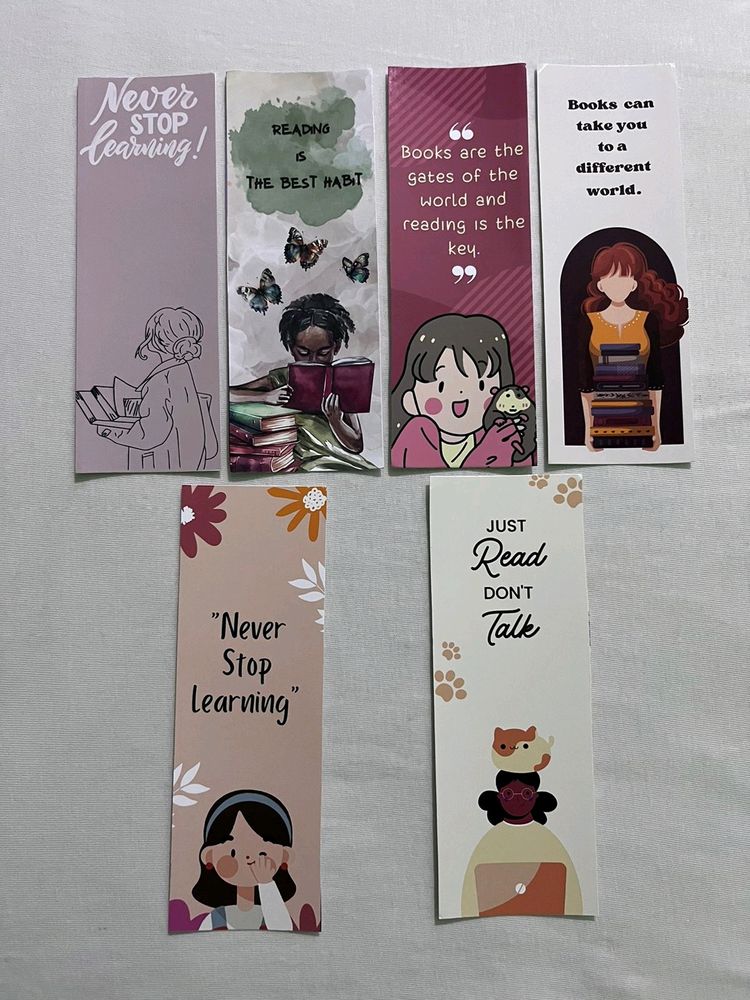 Combo Of 6 Pinterest Cute Bookmark