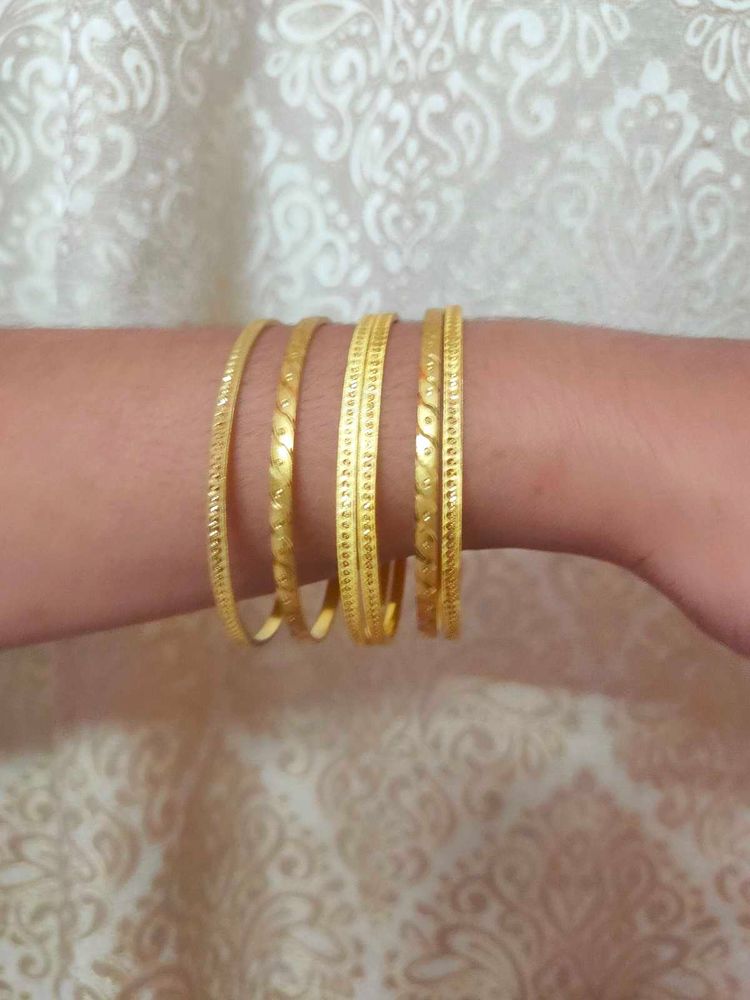 Gold Plated Bangles