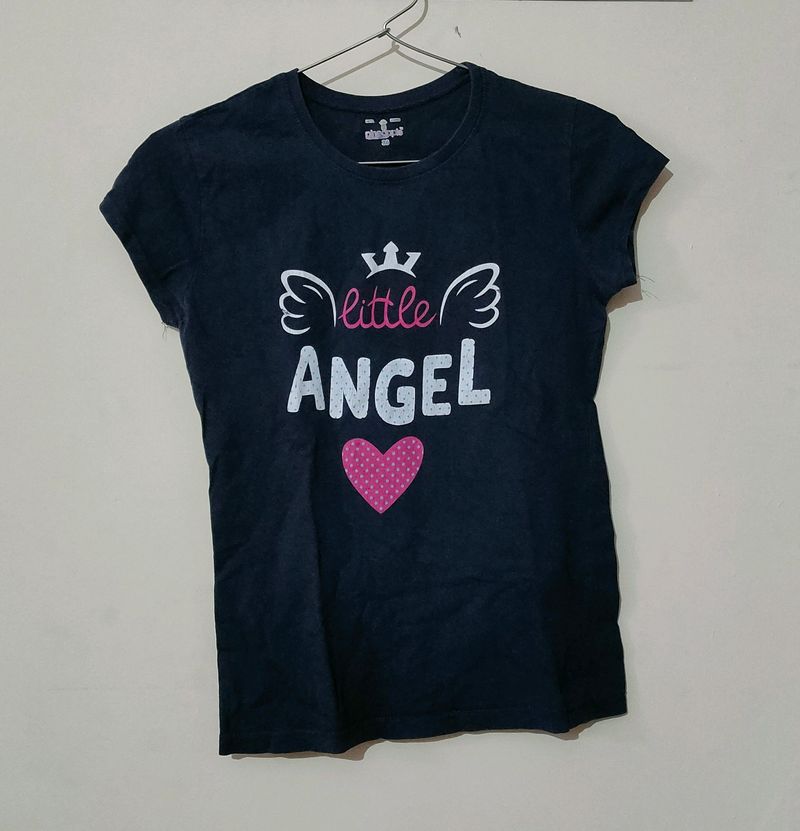 Navy blue Girls T-shirt