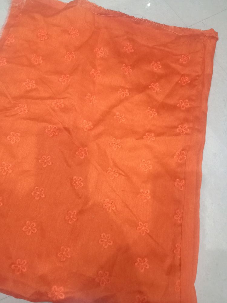 Orange Blouse Material