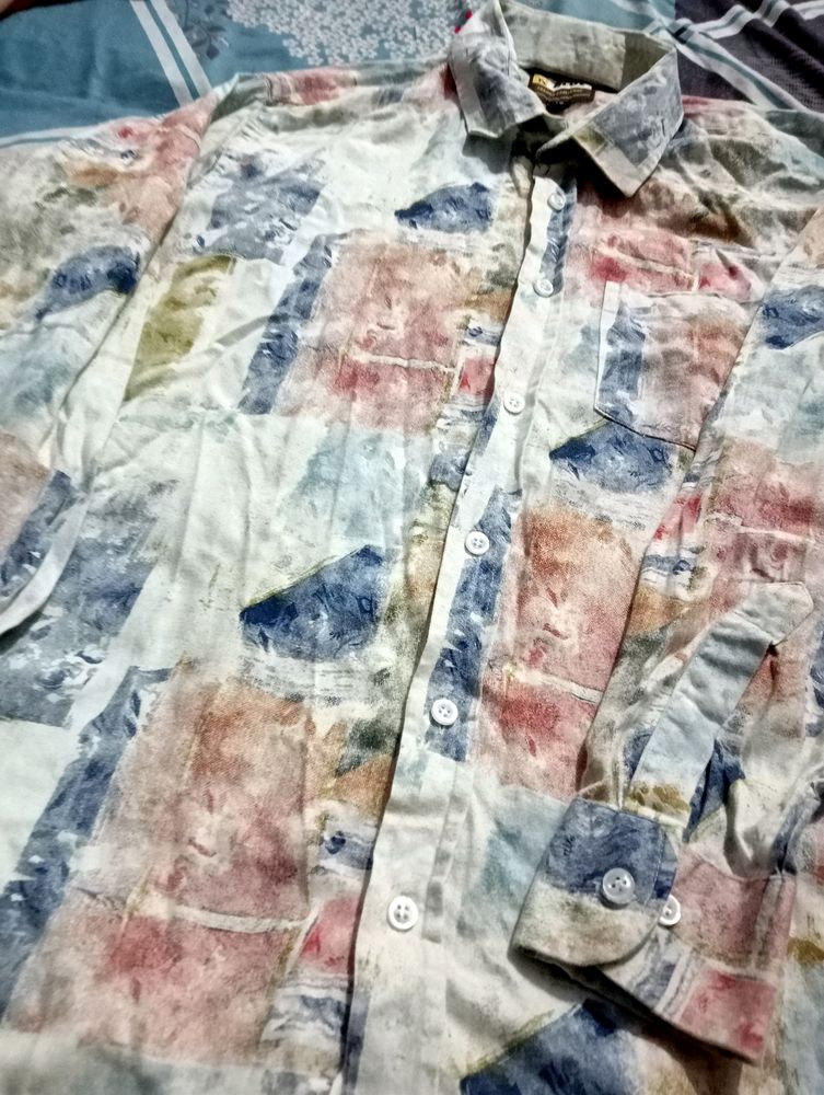 Cotton Branded Shirt