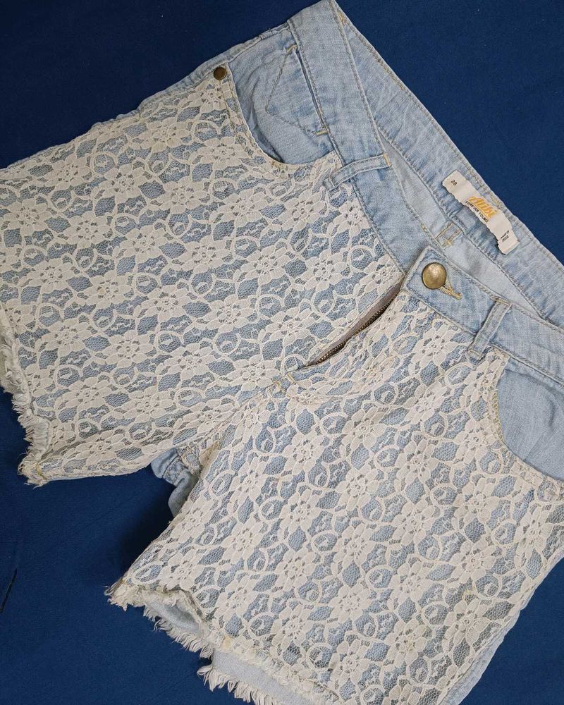 Forever Young Denim Shorts