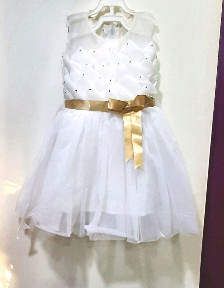 White Fairy Girls Dress