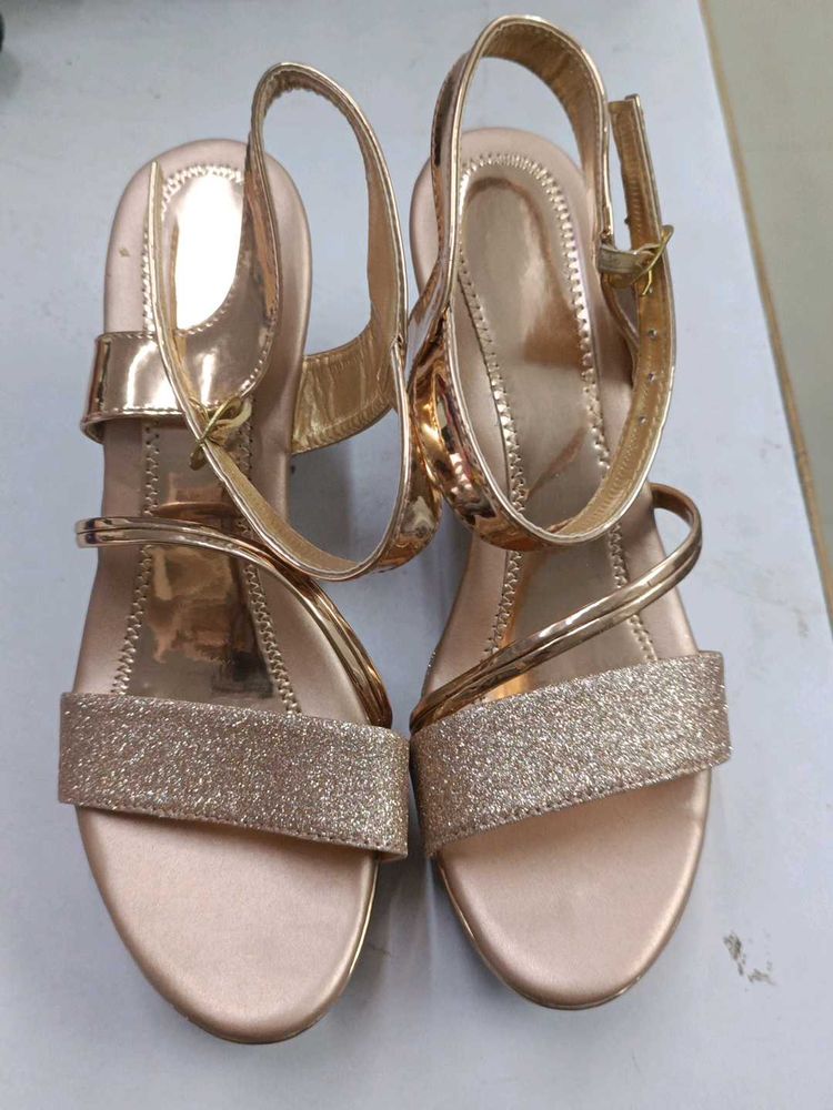 Sparkle Wedge Sandals