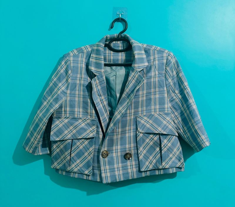 Blue Block Classic Blazer