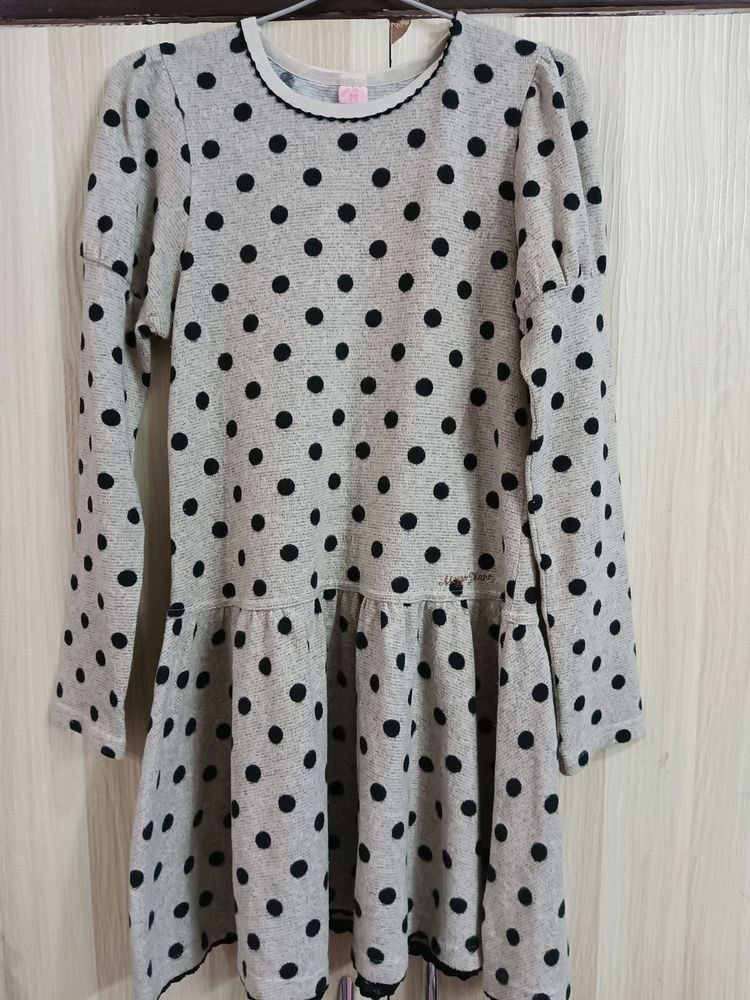 Winter Polka Dress