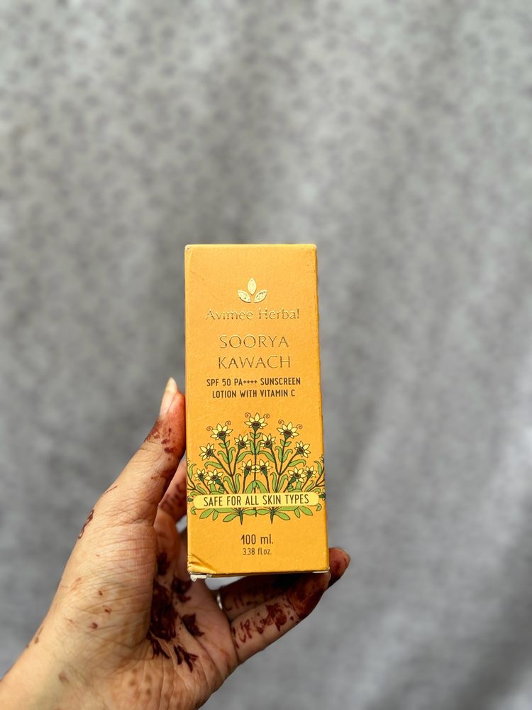 Avimee herbal Surya Kawach sunscreen Spf 50 Pa+++