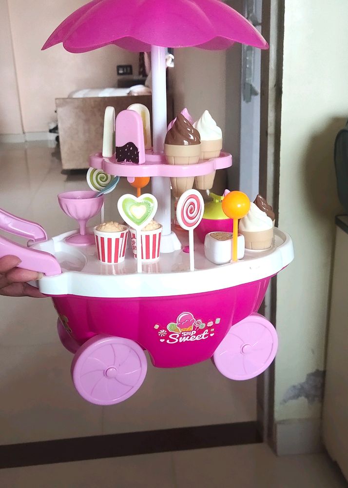 39 Piece Musical Sweet Cart