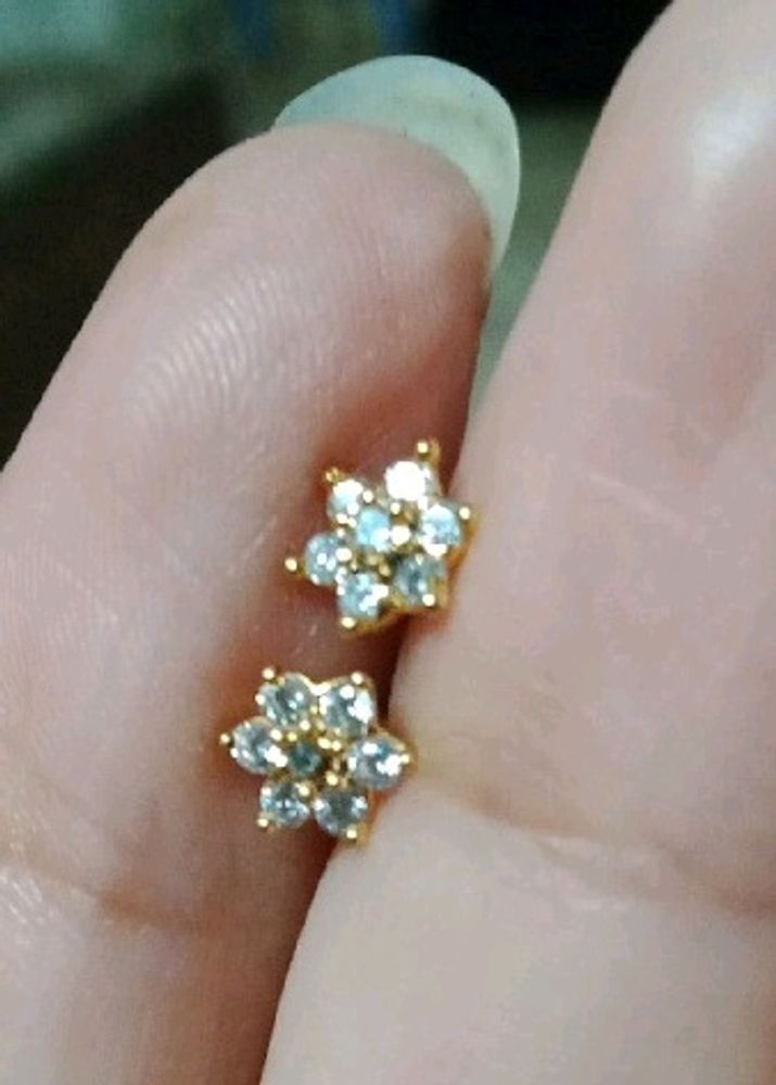 22 Carat Real Gold Earrings