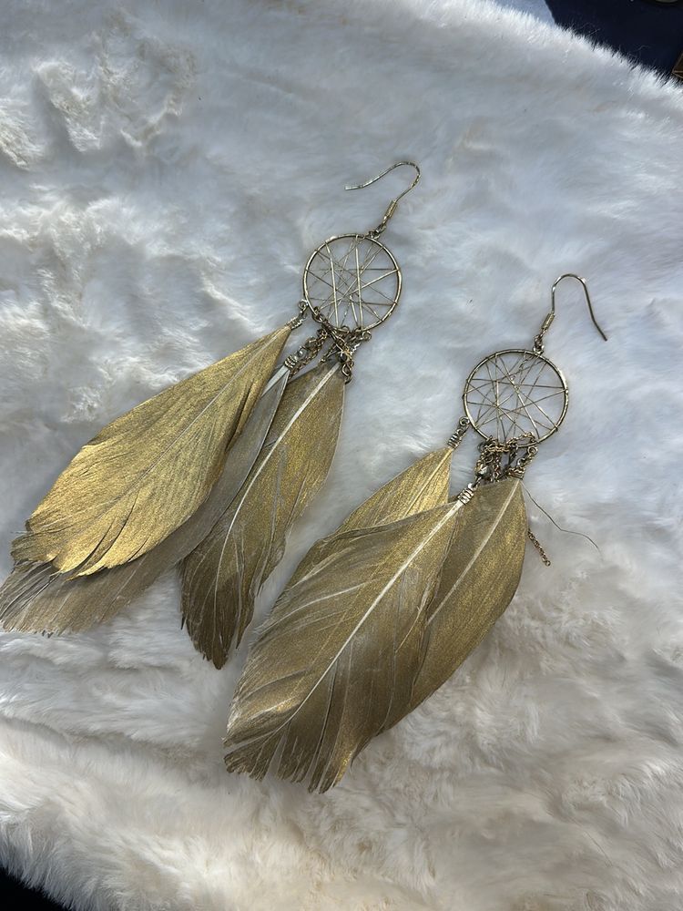 FUNKY FEATHER EARRINGS