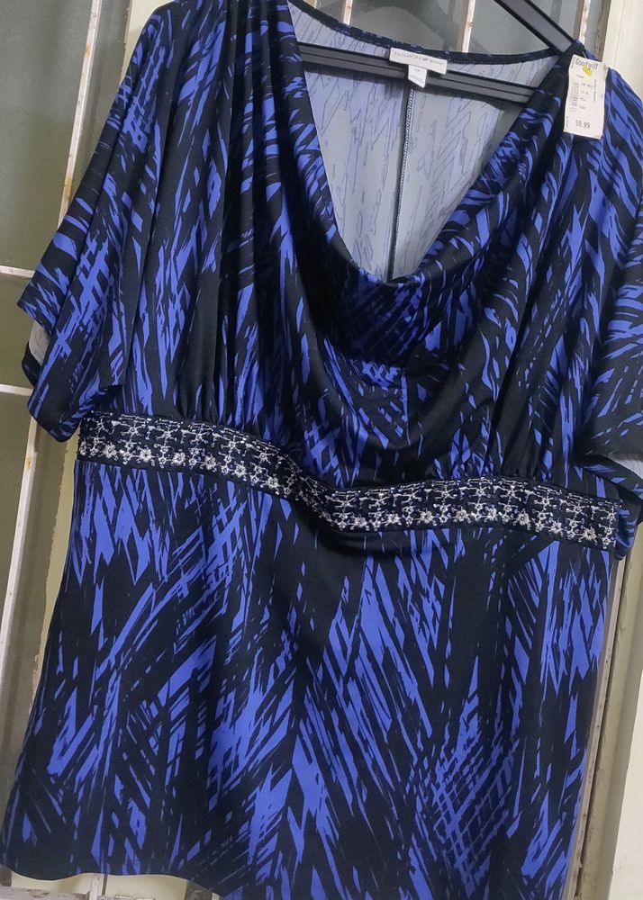 BLUE XL TOP