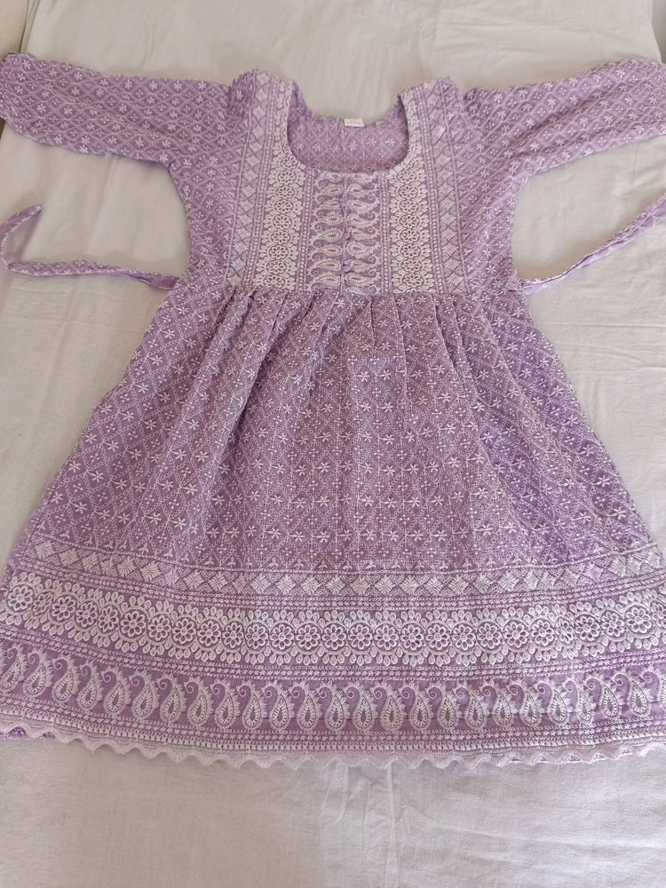 Sale🎉Lavender Short Kurti