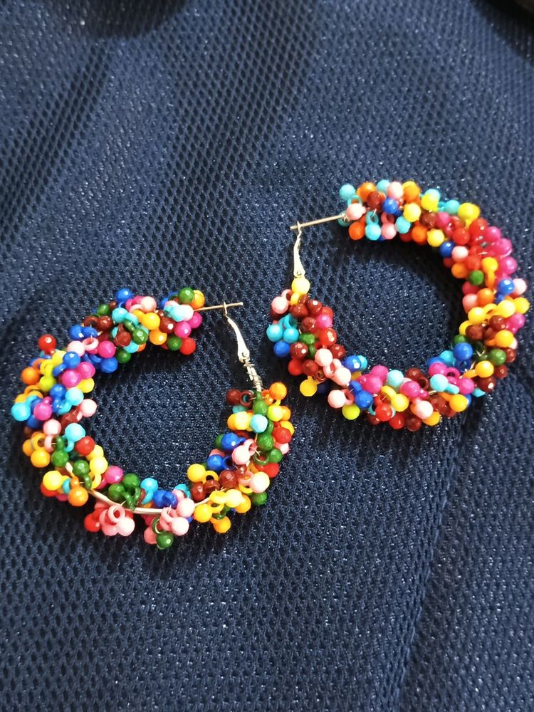 Multicolored Bali Earing