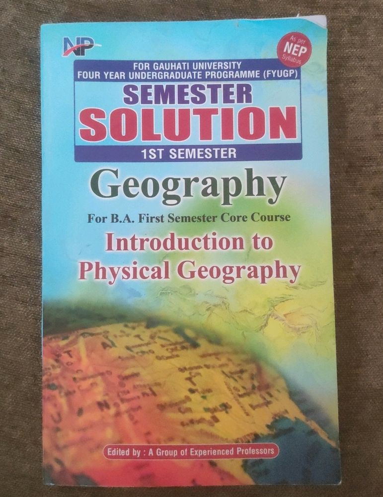 1stSemSolution Paper Guwahati University Geography